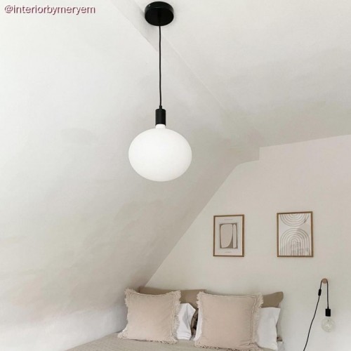 Μεταλλικό στήριγμα καλωδίου μαζί με μαστό, παξιμάδι και ροδέλα - Μαύρο - Creative Cables