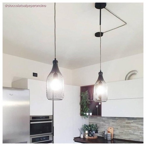 Μεταλλικό στήριγμα καλωδίου μαζί με μαστό, παξιμάδι και ροδέλα - Μαύρο - Creative Cables