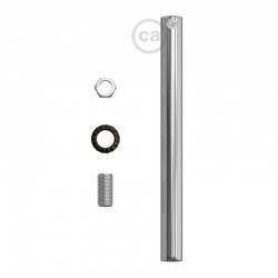 Μεταλλικό Στήριγμα Καλωδίου 15 cm Μαζί Με Μαστό, Παξιμάδι Και Ροδέλα Σε Χρώμιο Χρώμα Creative Cables