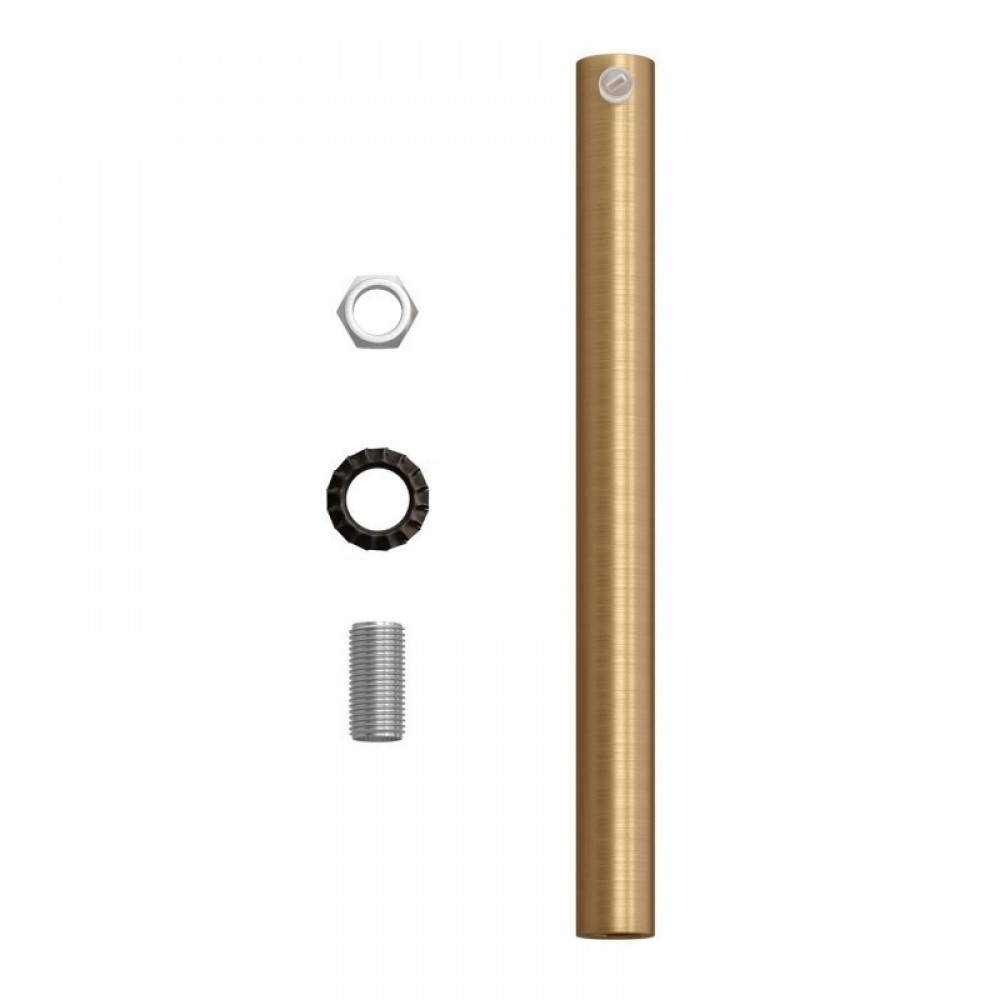 Μεταλλικό Στήριγμα Καλωδίου 15 cm Μαζί Με Μαστό, Παξιμάδι Και Ροδέλα Σε Μπρονζέ Χρώμα Creative Cables