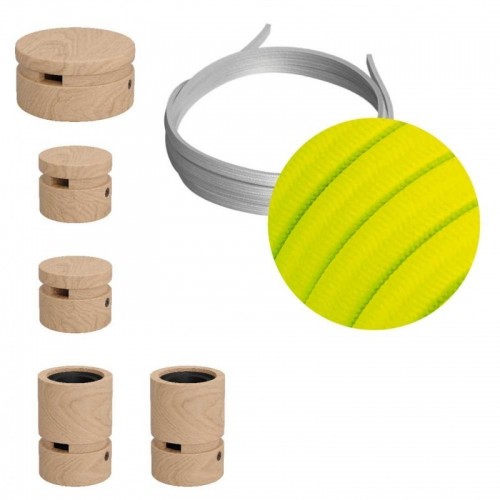 Σύστημα Filé Γιρλάντα Ζιγκ-Ζαγκ Wiggle DIY Kit - 3m Καλώδιο Γιρλάντας Και 5 Ξύλινα Αξεσουάρ - Creative Cables