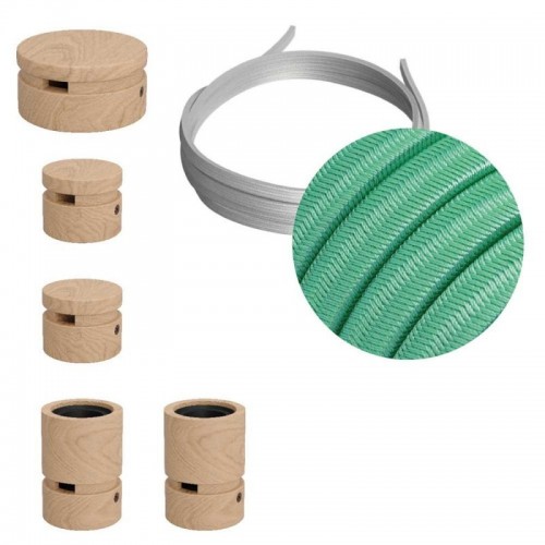 Σύστημα Filé Γιρλάντα Ζιγκ-Ζαγκ Wiggle DIY Kit - 3m Καλώδιο Γιρλάντας Και 5 Ξύλινα Αξεσουάρ - Creative Cables