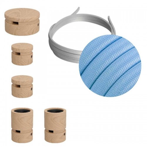 Σύστημα Filé Γιρλάντα Ζιγκ-Ζαγκ Wiggle DIY Kit - 3m Καλώδιο Γιρλάντας Και 5 Ξύλινα Αξεσουάρ - Creative Cables