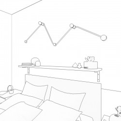 Σύστημα Filé Γιρλάντα Ζιγκ-Ζαγκ Wiggle DIY Kit - 3m Καλώδιο Γιρλάντας Και 5 Ξύλινα Αξεσουάρ Εσωτερικού χώρου Μαύρα - Creative Cables