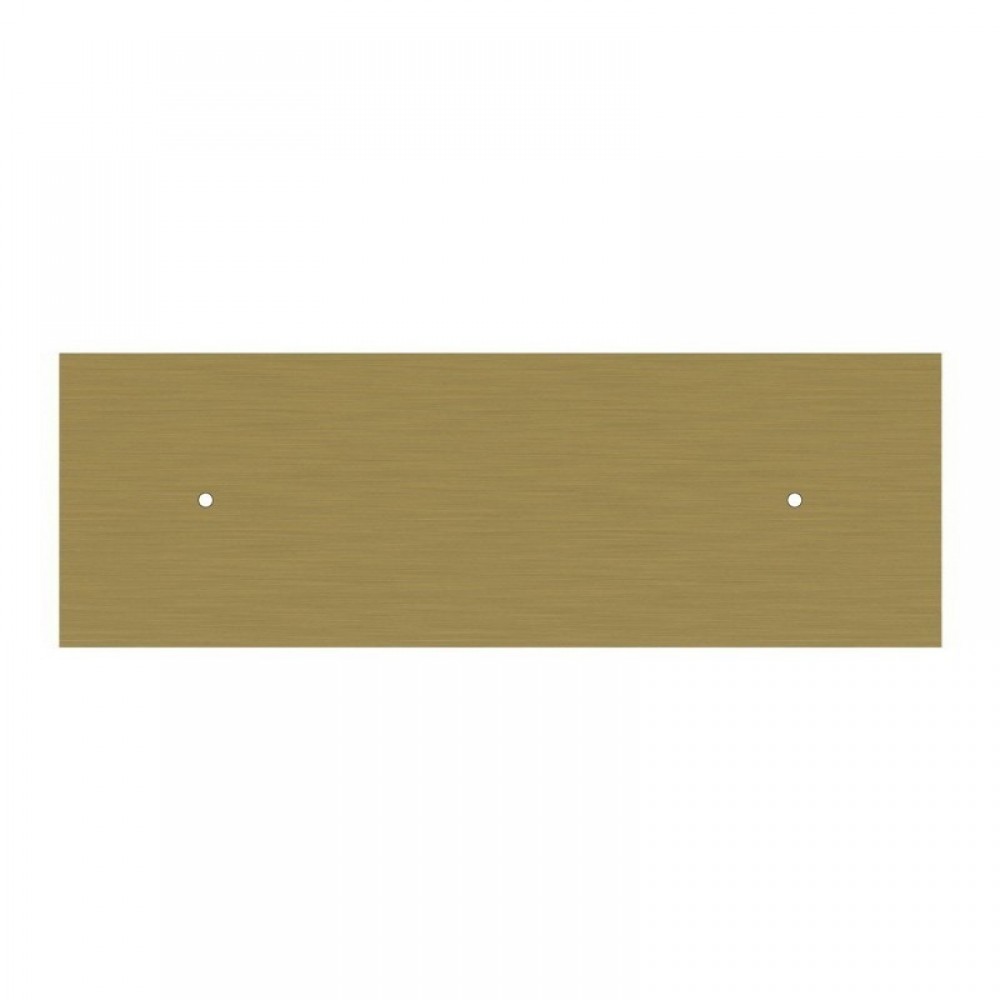 Κρεμαστό Φωτιστικό 2φωτο, με ορθογώνια ροζέτα Rose-One XXL 675 mm, υφασμάτινο καλώδιο και κεραμικά καπέλα Coppa - Χρυσό ΜΑΤ Dibond - Creative Cables