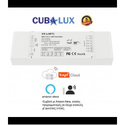 WIFI-RF-PUSH BUTTON CONTROLLER 5X6A 11/48VDC - Cubalux