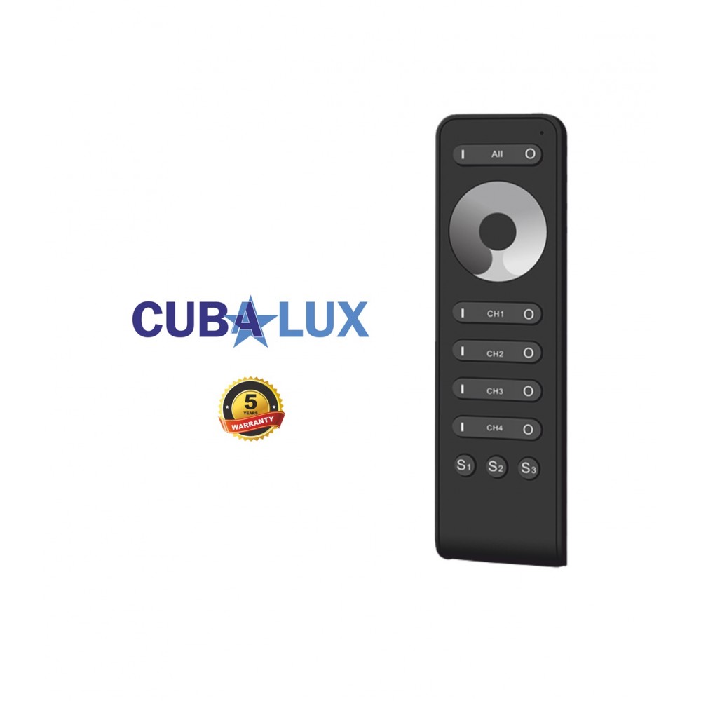 ΑΣΥΡΜΑΤΟ ΧΕΙΡΙΣΤΗΡΙΟ DIMMING 4 ΚΑΝΑΛΙΩΝ - Cubalux