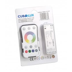RF RGB/RGBW CONTROLLER ΜΕ ΧΕΙΡΙΣΤΗΡΙΟ ΑΦΗΣ 4X4A 12-24VDC - Cubalux