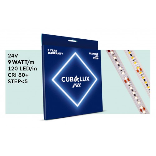 Ταινία Led 9W 24V IP67 JAZZ 15 μέτρα Ουδέτερο Λευκό 4000K - CUBALUX