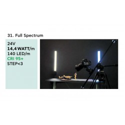 Ταινία Led 14.4W 24V IP20 JAZZ SPECIAL CRI 95 - Full Spectrum - 5 μέτρα - 2400K- CUBALUX