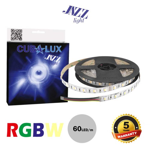 Ταινία Led SMD5050 Αυτοκόλλητη Jazz IP20 19,2 Watt RGBW 5 μέτρα CUBALUX