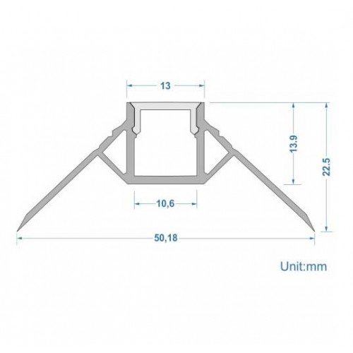 Προφίλ Γυψοσανίδας Για Εξωτερική Γωνία 2 μέτρα - CUBALUX
