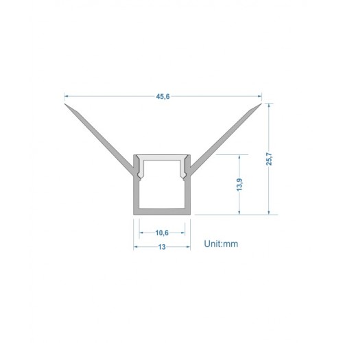 Προφίλ Γυψοσανίδας Για Εσωτερική Γωνία 2 μέτρα - CUBALUX