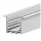 Προφίλ Αλουμινίου Χωνευτό Μεγάλο Ασημί 2 μέτρα - CUBALUX