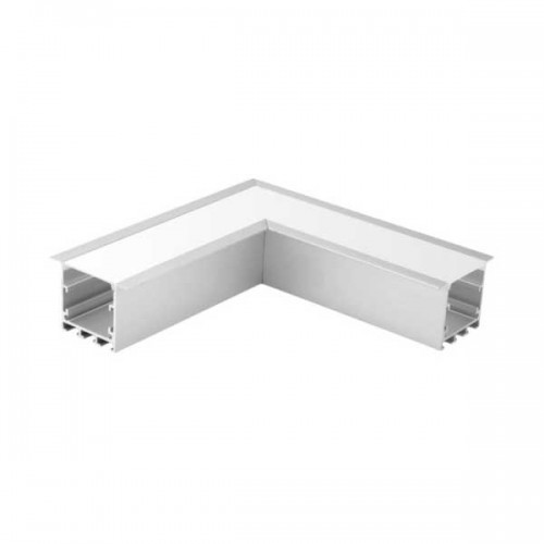 Σύνδεσμος Γωνία Για Χωνευτό Μεγάλο Προφίλ Αλουμινίου - CUBALUX