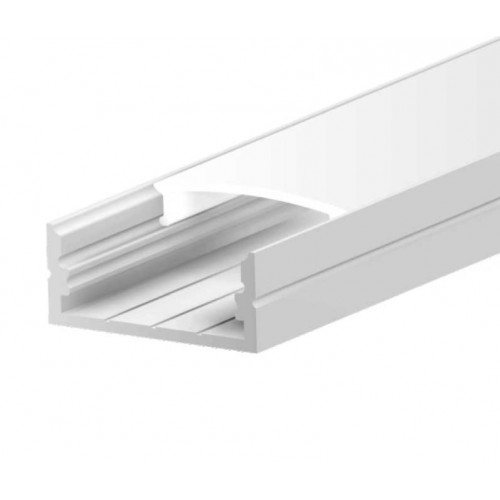 Προφίλ Αλουμινίου Π Φαρδύ Ασημί 2 μέτρα - CUBALUX