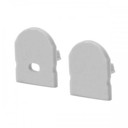 Πλαϊνή Τάπα Για Προφίλ Αλουμινίου Με Φακό - CUBALUX