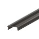 Προφίλ Αλουμινίου Τύπου Π Μαύρο 2 Μέτρα - CUBALUX