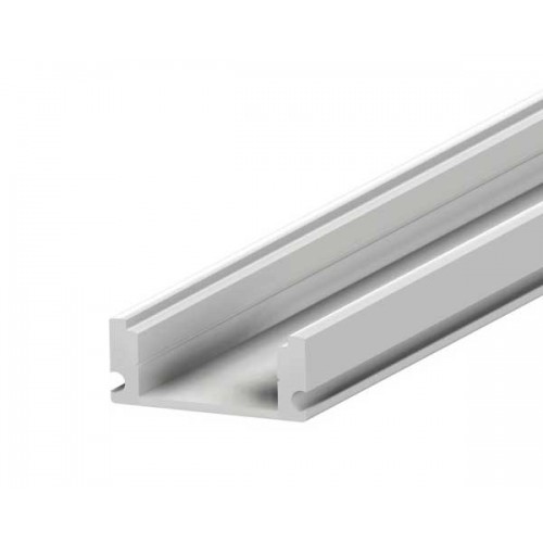 Προφίλ Αλουμινίου Τύπου Π Ασημί 2 Μέτρα - CUBALUX