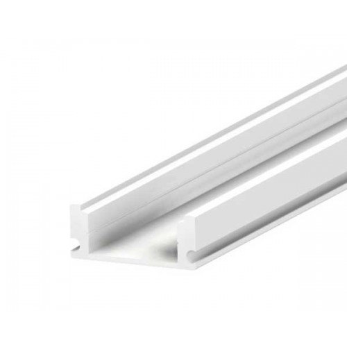 Προφίλ Αλουμινίου Τύπου Π Λευκό 2 μέτρα - CUBALUX