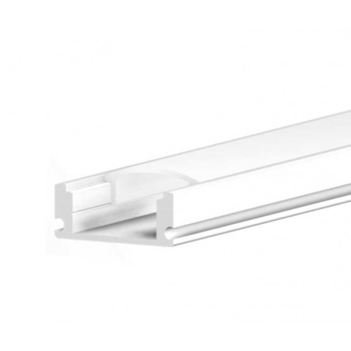 Προφίλ Αλουμινίου Τύπου Π Λευκό 2 μέτρα - CUBALUX