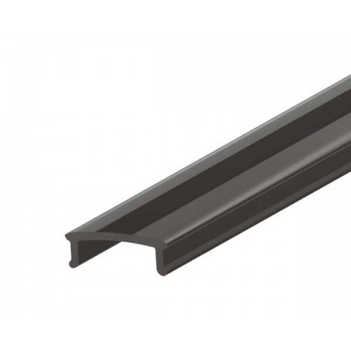 Προφίλ Αλουμινίου Χωνευτό Μαύρο 2 μέτρα - CUBALUX