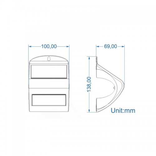 Ηλιακό Φωτιστικό Με Ανιχνευτή Κίνησης (PIR) IP44 - Cubalux