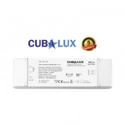 Dimmable TRIAC, Push button τροφοδοτικό LED Cubalux 75 Watt 12VDC IP20