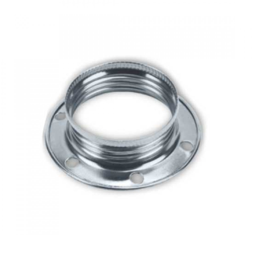 Ροδέλα E27 Μεταλλική Νίκελ - CUBALUX