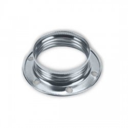 Ροδέλα E27 Μεταλλική Νίκελ - CUBALUX