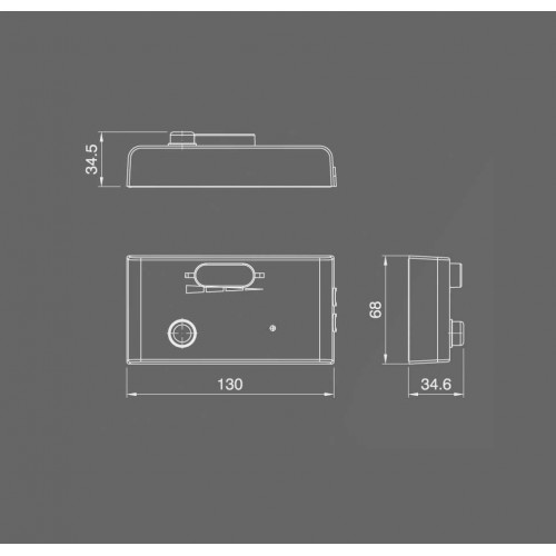 Καλωδίωση με Φις Σούκο Και Ενδιάμεσο Dimmer 300W 150cm+250cm Μαύρο - CUBALUX