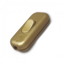 Διακοπτάκι Ενδιάμεσο Χειρός Χρυσό - CUBALUX