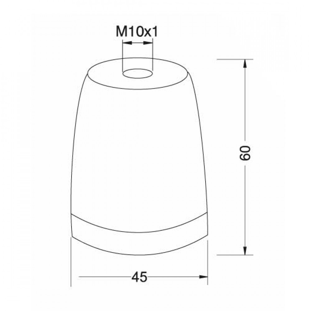 Ντουί Πορσελάνης E27 Σε Διάφορα Χρώματα - CUBALUX