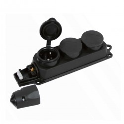 Πολύπριζο 3 Θέσεων Στεγανό IP44 - CUBALUX