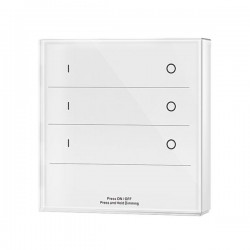 Ασύρματος Διακόπτης Αφής Dimming 3 Ζώνες (Λειτουργία Με Μπαταρία) - Cubalux