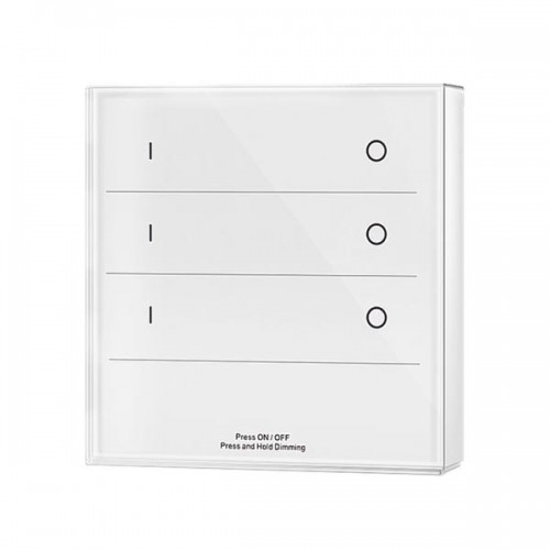 Ασύρματος Διακόπτης Αφής Dimming 3 Ζώνες (Λειτουργία Με Μπαταρία) - Cubalux