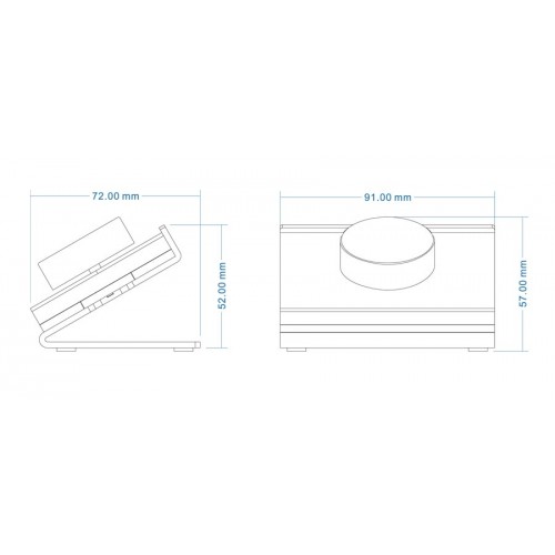 Επιτραπέζιο Ασύρματο Χειριστήριο Dimming 1 Ζώνης - Cubalux