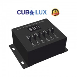 Mini Κονσόλα DMX512 6 Καναλιών - Cubalux