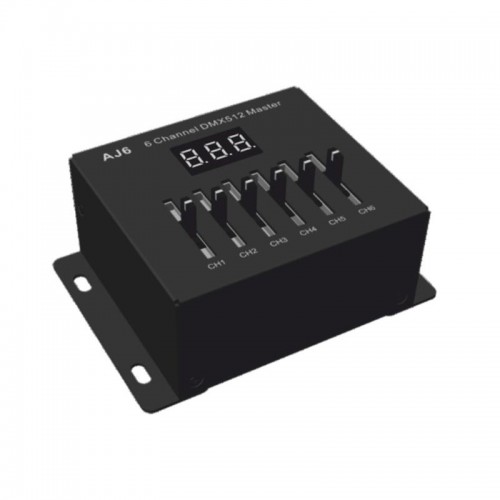 Mini Κονσόλα DMX512 6 Καναλιών - Cubalux