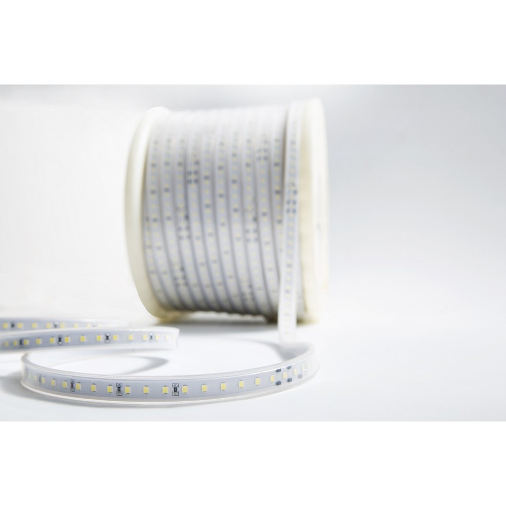 LED Ταινία 230V 12W /m IP65 Dimmable 25 μέτρα Ουδέτερο Λευκό 4000K - CUBALUX