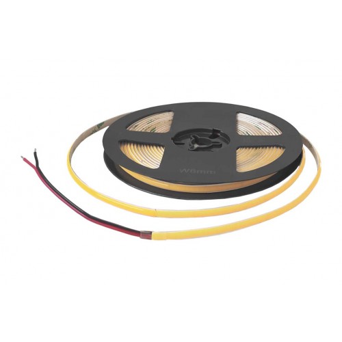 LED COB Ταινία SLIM LINE 6W 24V IP20 CRI 90 Ψυχρό Λευκό 6500K - 5 Μέτρα  - CUBALUX