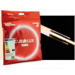 LED COB Ταινία TΩRA Dotless 9W 24V IP20 CRI 90 Θερμό Λευκό 2700K - 5 Μέτρα  - CUBALUX