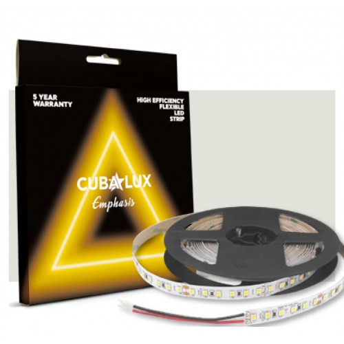 Ταινία Led 14,4W 24V IP67 Emphasis 5 μέτρα Θερμό Λευκό 3000K - CUBALUX
