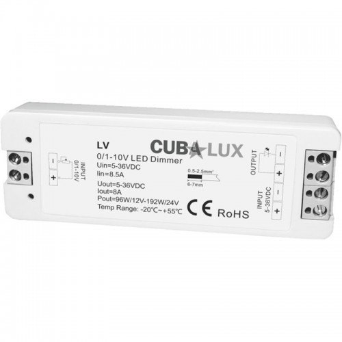 Dimmer Controller 0/1-10V Simplicity 8A - Cubalux