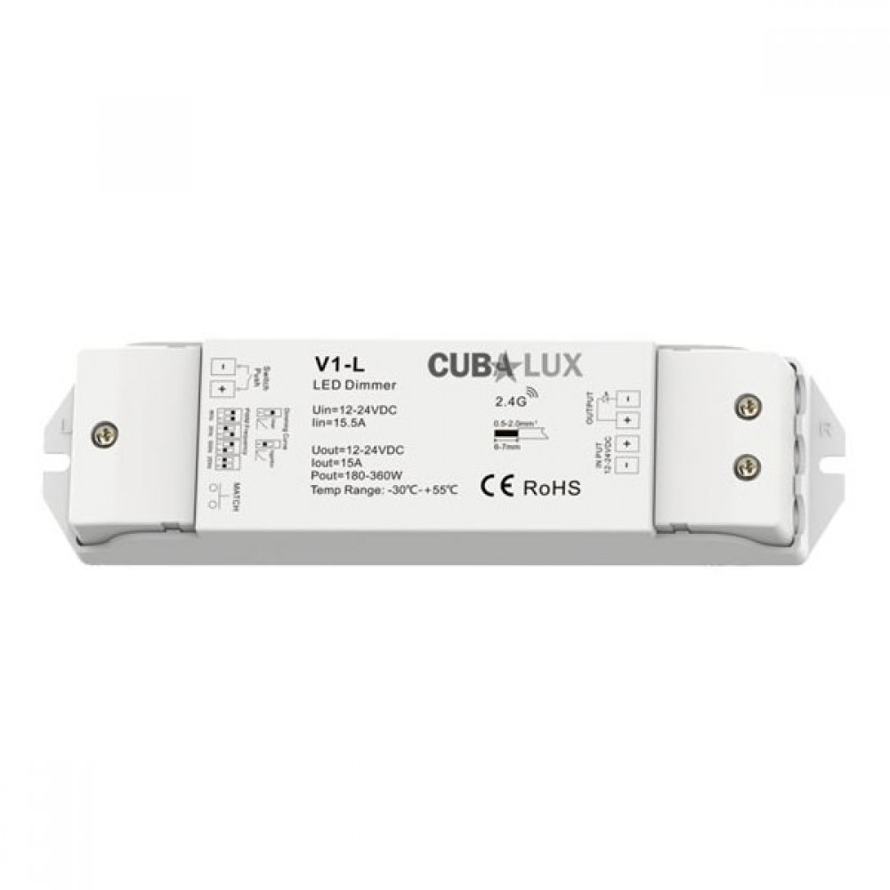 Dimmer Simplicity RF - Push Button15A - Cubalux