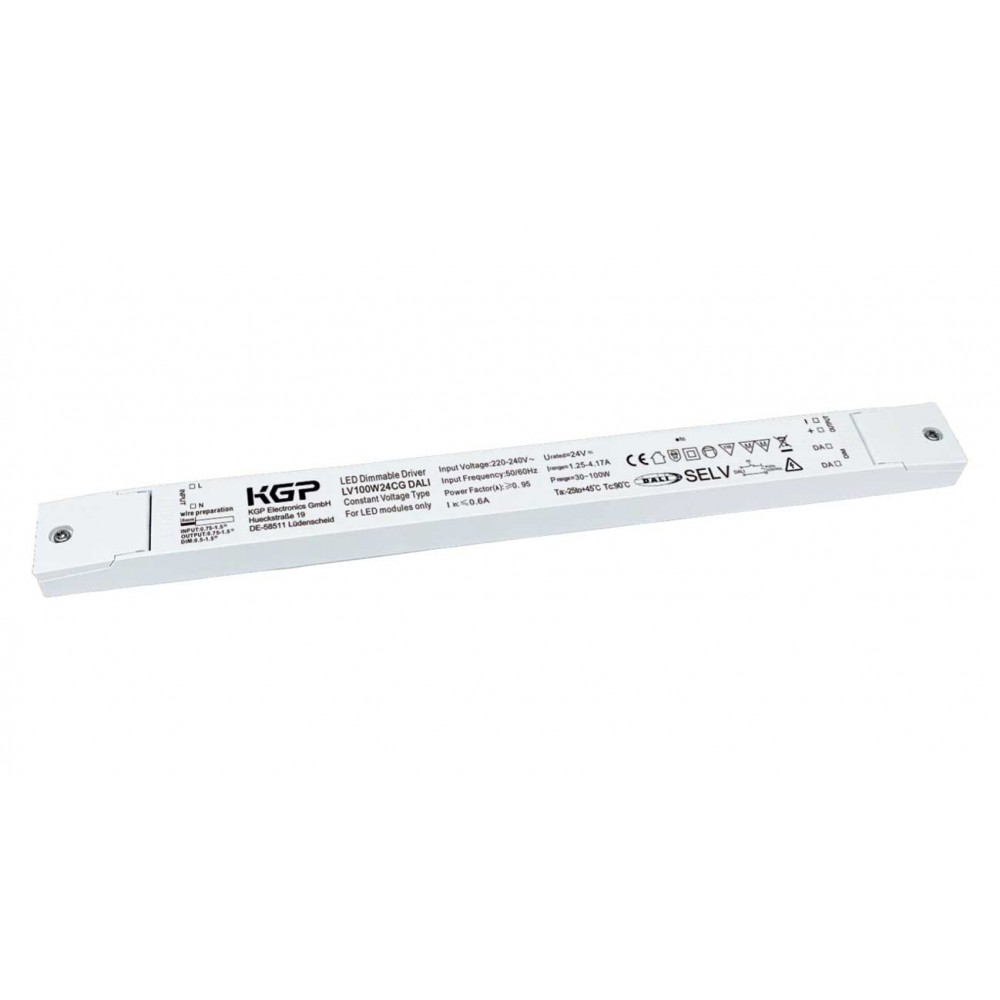 Dimmable LED Driver DALI Σταθερής Τάσης KGP 100W 24VDC IP20 - Cubalux