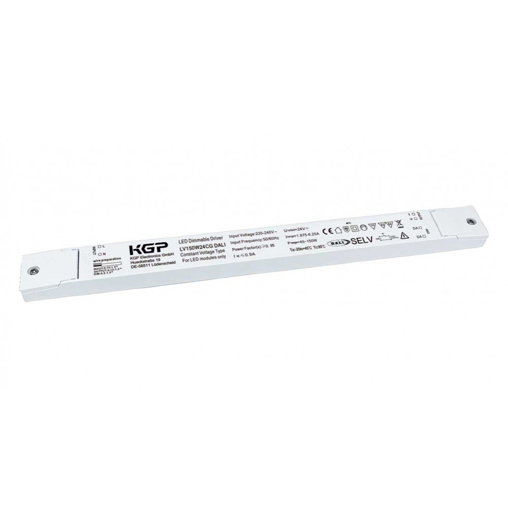 Dimmable LED Driver DALI Σταθερής Τάσης KGP 150W 24VDC IP20 - Cubalux