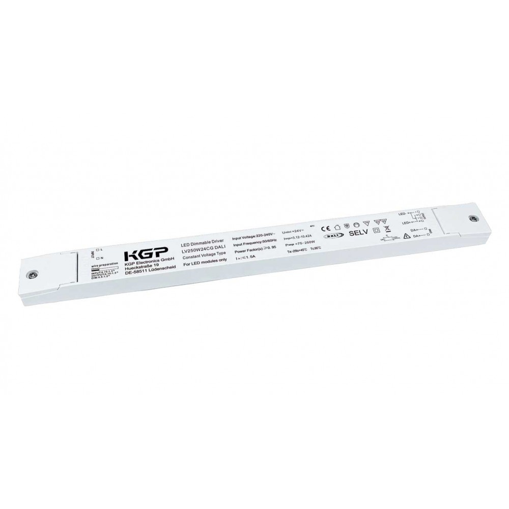 Dimmable LED Driver DALI Σταθερής Τάσης KGP 250W 24VDC IP20 - Cubalux