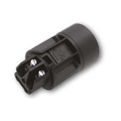 Κορμός Θερμοπλαστικός E14 Για Κερί Στενό Φ24 Μαύρο- CUBALUX