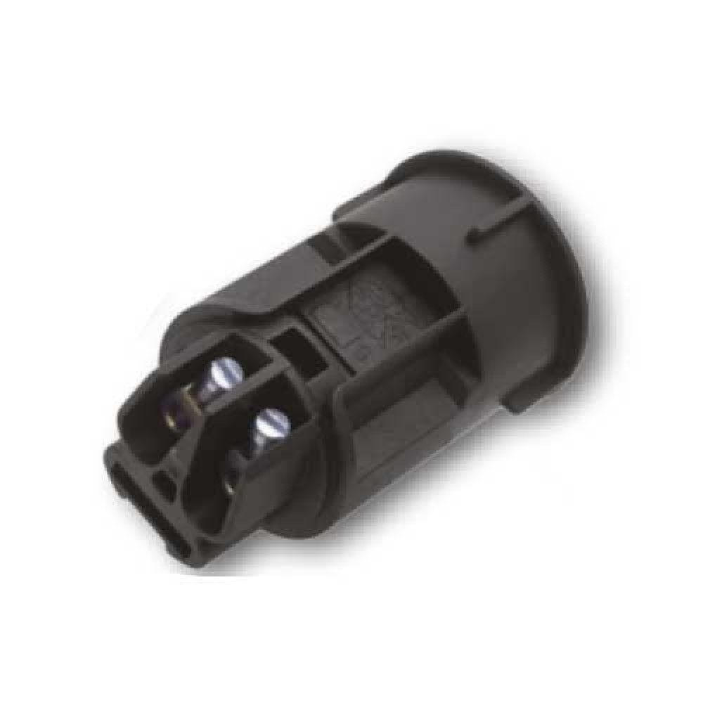 Κορμός Θερμοπλαστικός E14 Για Κερί Φαρδύ Φ27 Μαύρο- CUBALUX